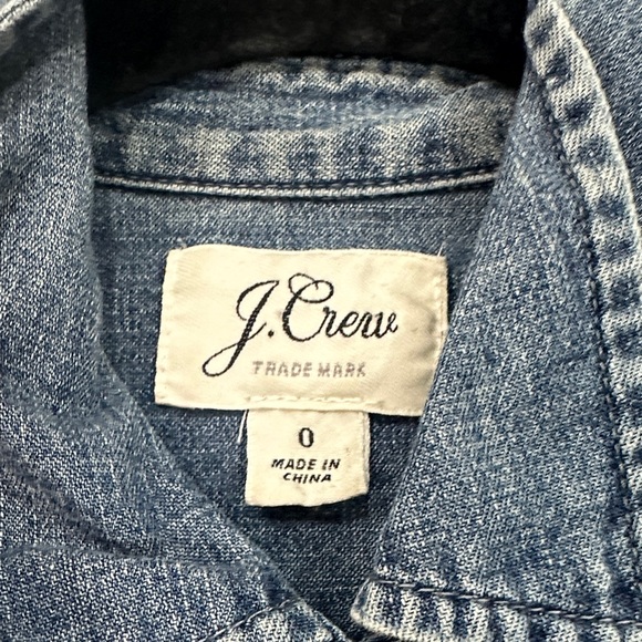 J. Crew Blue Denim Button-Up Shirt - Picture 2 of 7